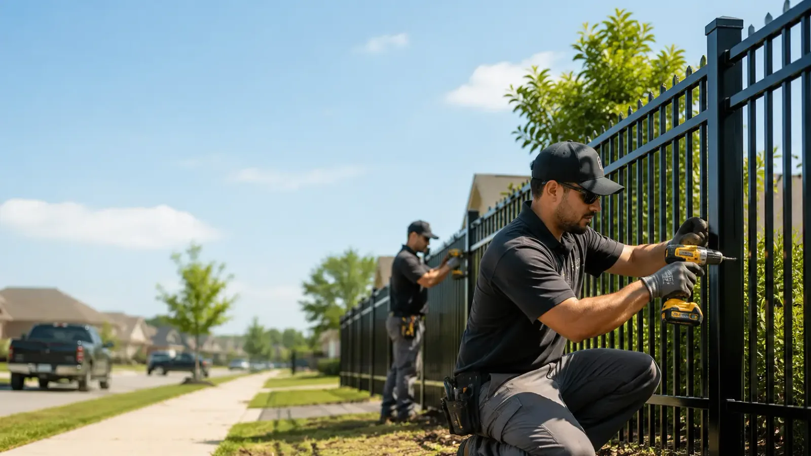 Metal Fence Installation in San Pierre, IN